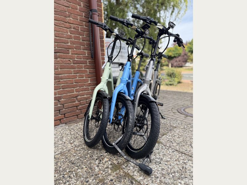 Drei Kompakt-E-Bikes von QIO